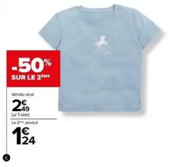 Carrefour T-shirt enfant offre