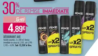 Match AXE DÉODORANT offre