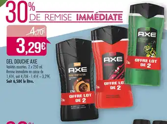 Match AXE GEL DOUCHE offre