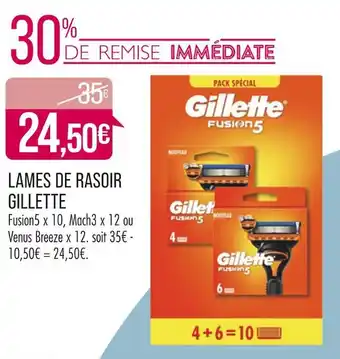 Match GILLETTE LAMES DE RASOIR offre