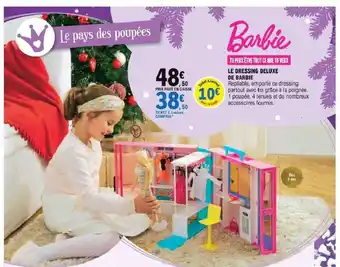 E.Leclerc Le Dressing Deluxe De Barbie offre