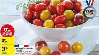 Carrefour Market Tomate cerise mélangée offre