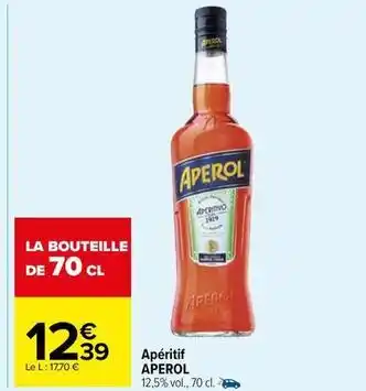 Carrefour Market Aperol - apéritif offre