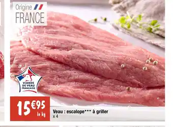 Migros Veau: escalope à griller offre