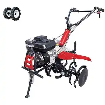 Bricorama Motoculteur thermique avec roues pneumatiques travail 102cm vitesses 2AV-1AR LEA LE42212-97W21 offre