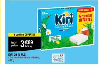 Migros KIRI 29 % M.G. offre