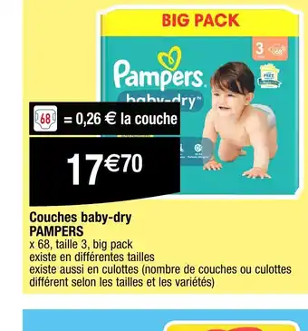 Migros Couches baby-dry offre