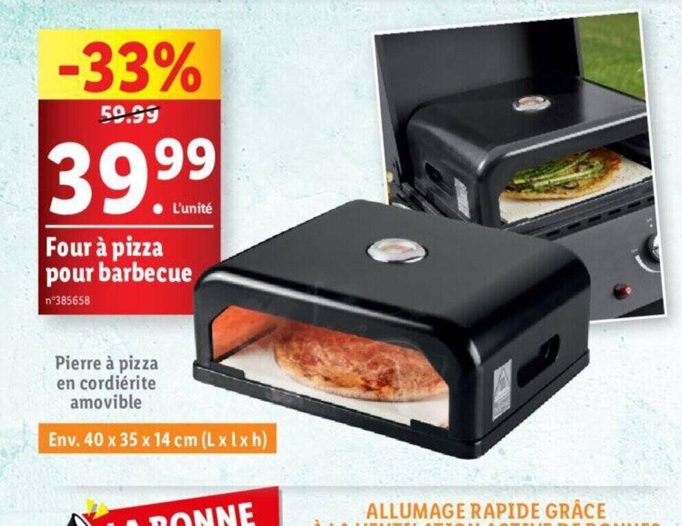 Promo Four à pizza pour barbecue chez Lidl