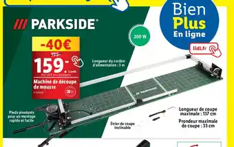 Lidl Machine de découpe de mousse offre