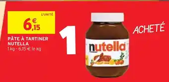 Intermarché NUTELLA PÂTE À TARTINER offre