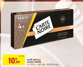 Intermarché CARTE NOIRE CAFÉ MOULU offre