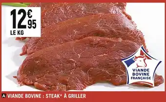 Spar VIANDE BOVINE : STEAK À GRILLER offre