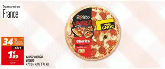 Netto SODEBO LA PIZZ CHORIZO offre