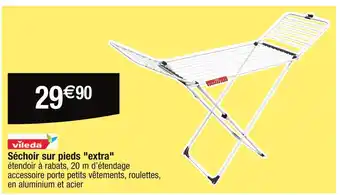 Cora x Carrefour Vileda Séchoir sur pieds extra offre