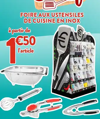 Cora FOIRE AUX USTENSILES DE CUISINE EN INOX offre