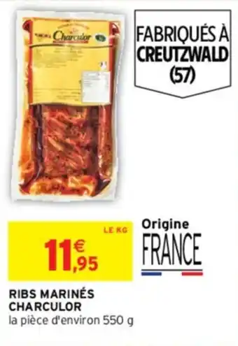 Intermarché RIBS MARINÉS CHARCULOR offre