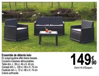 Ensemble de détente Iséo