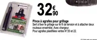 Pince à agrafes pour grillage