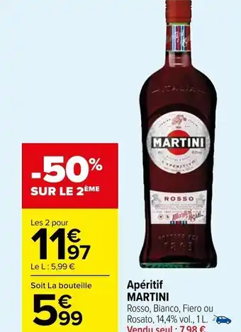 Carrefour Market Apéritif MARTINI offre