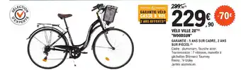 E.Leclerc Sport VÉLO VILLE 28"(2) "WOODSUN" offre