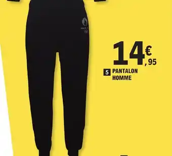 E.Leclerc Sport PANTALON HOMME offre