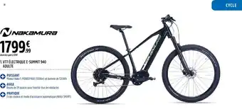 Go Sport VTT ÉLECTRIQUE E-SUMMIT 940 offre