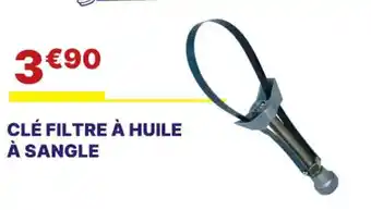Carter-Cash CLÉ FILTRE À HUILE À SANGLE offre