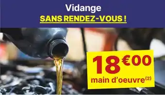 Carter-Cash Vidange SANS RENDEZ-VOUS ! offre