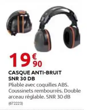 Rural Master CASQUE ANTI-BRUIT SNR 30 DB offre