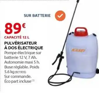 Rural Master PULVÉRISATEUR À DOS ÉLECTRIQUE offre