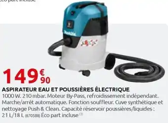 Rural Master ASPIRATEUR EAU ET POUSSIÈRES ÉLECTRIQUE offre