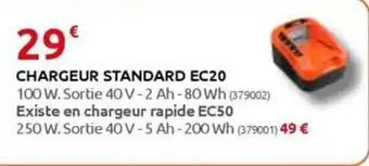Rural Master CHARGEUR STANDARD EC20 offre
