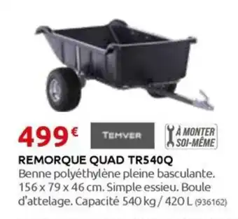 Rural Master REMORQUE QUAD TR540Q offre