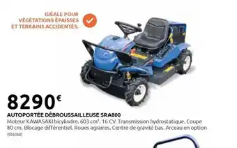 Rural Master AUTOPORTÉE DÉBROUSSAILLEUSE SRA800 offre