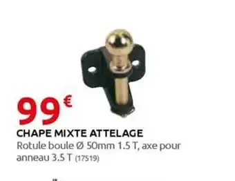 Rural Master CHAPE MIXTE ATTELAGE offre