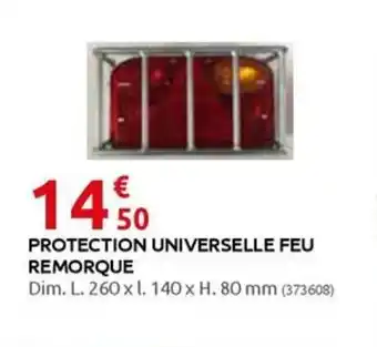 Rural Master PROTECTION UNIVERSELLE FEU REMORQUE offre