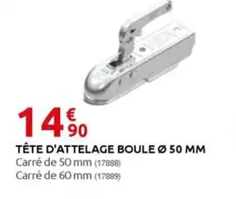 Rural Master TÊTE D'ATTELAGE BOULE Ø 50 MM offre