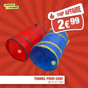 Marché aux Affaires TUNNEL POUR CHAT 26 X 47 CM offre