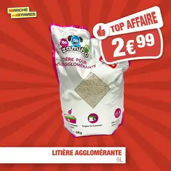 LITIÈRE AGGLOMÉRANTE