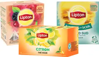 Carrefour Market LIPTON SUR TOUS LES THÉS ET INFUSIONS offre