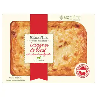 Carrefour Market Lasagnes de bœuf MAISON TINO offre