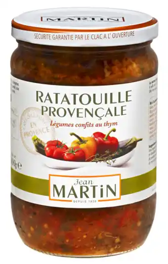 JEAN MARTIN Légumes cuisinés