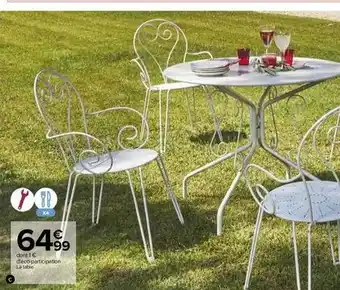 Carrefour Table capri offre