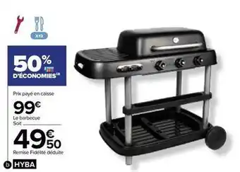 Carrefour Hyba - barbecue gaz gz1 offre