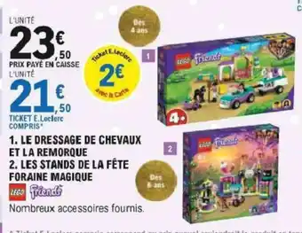 E.Leclerc Le Dressage De Chevaux Et La Remorque offre