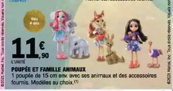 E.Leclerc Poupèe Et Famille Animaux offre