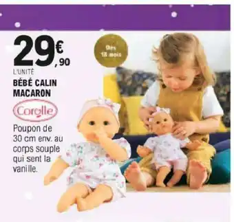 E.Leclerc Bèbè Calin Macaron offre