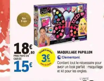 E.Leclerc Maquillage Papillon offre