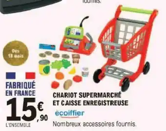 Chariot Supermarchè Et Caisse Enregistreuse
