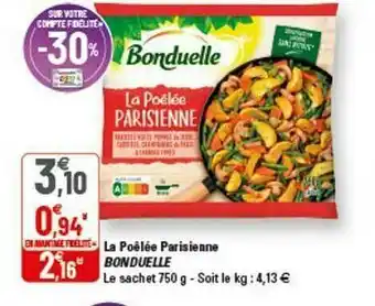 G20 La Poêlée Parisienne Bonduelle offre